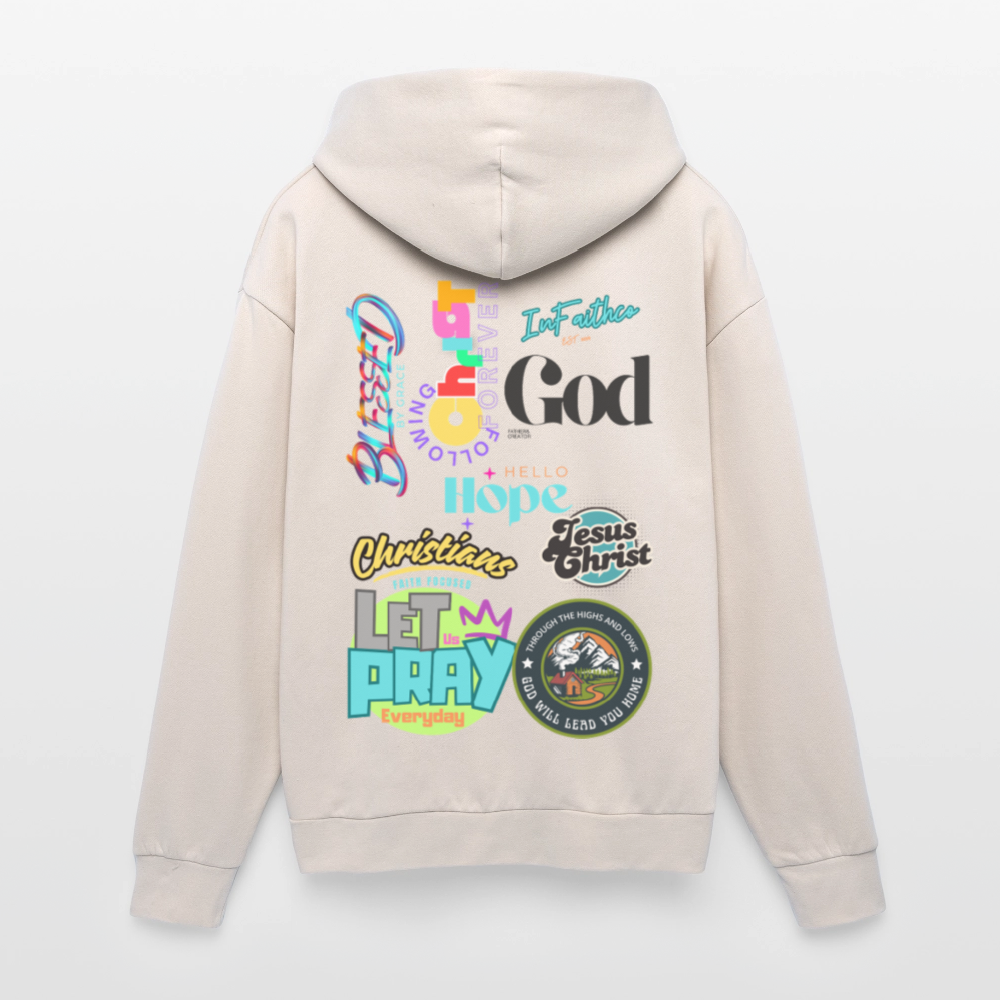 Oversized Hooded Sweatshirt - Sand