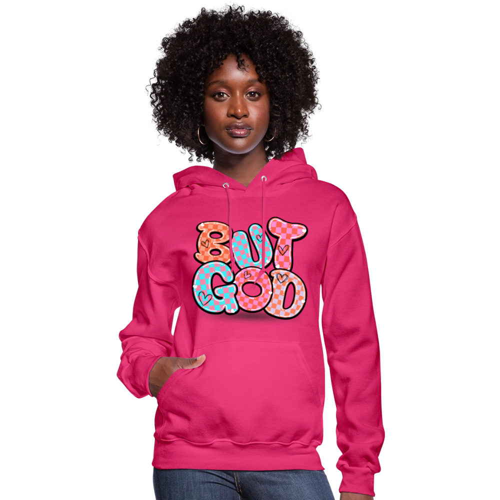 But God Women's Hoodie - fuchsia