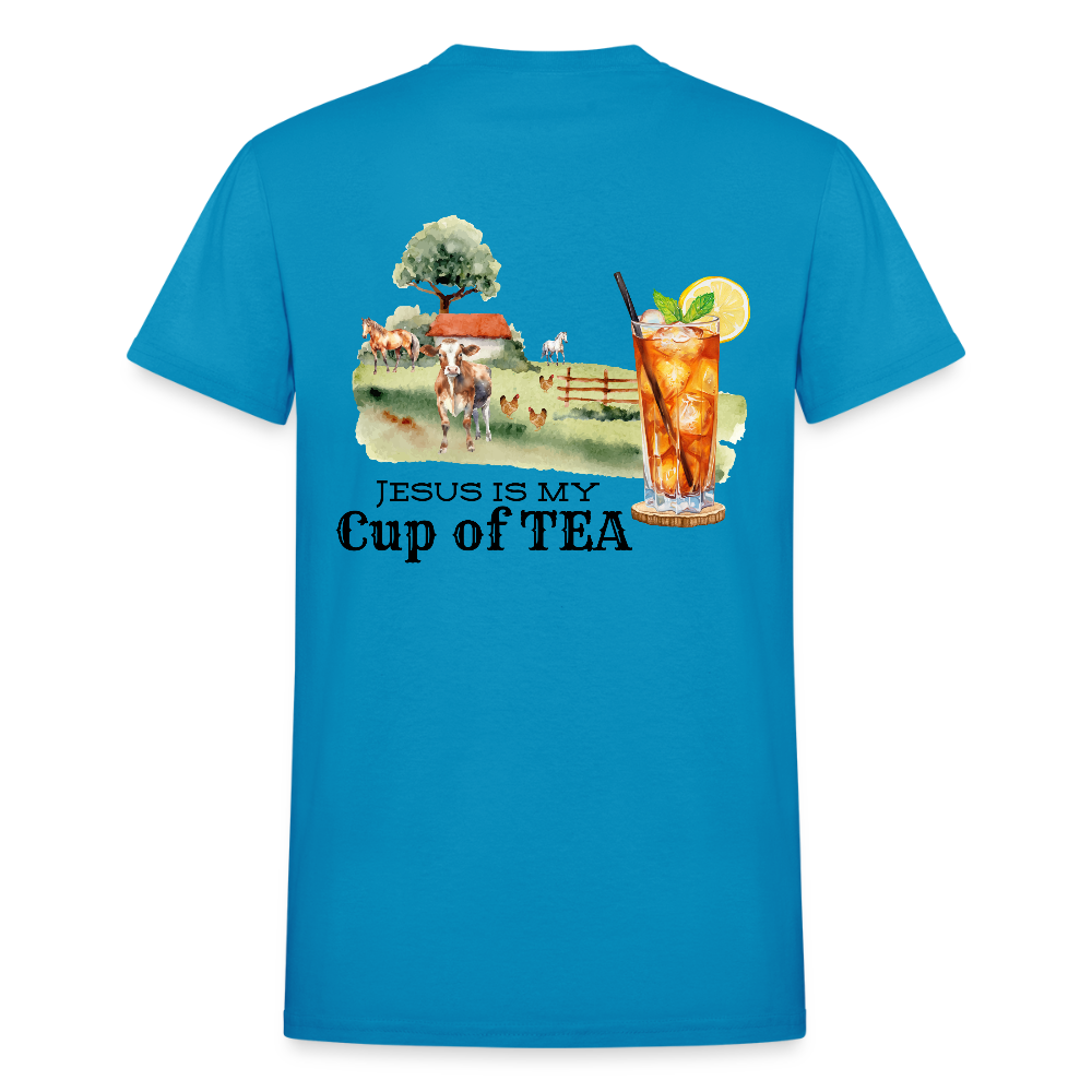 Jesus is my cup of tea - turquoise