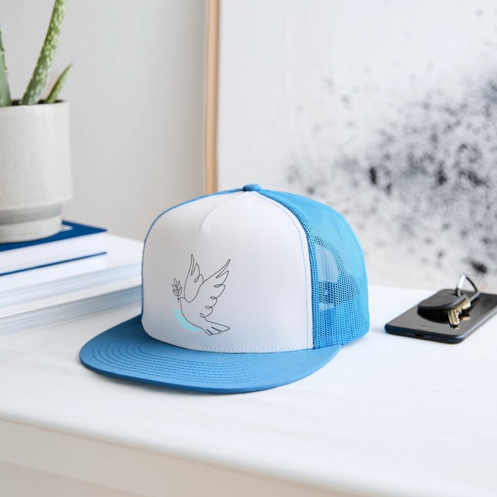 Logo Trucker Hat - white/blue
