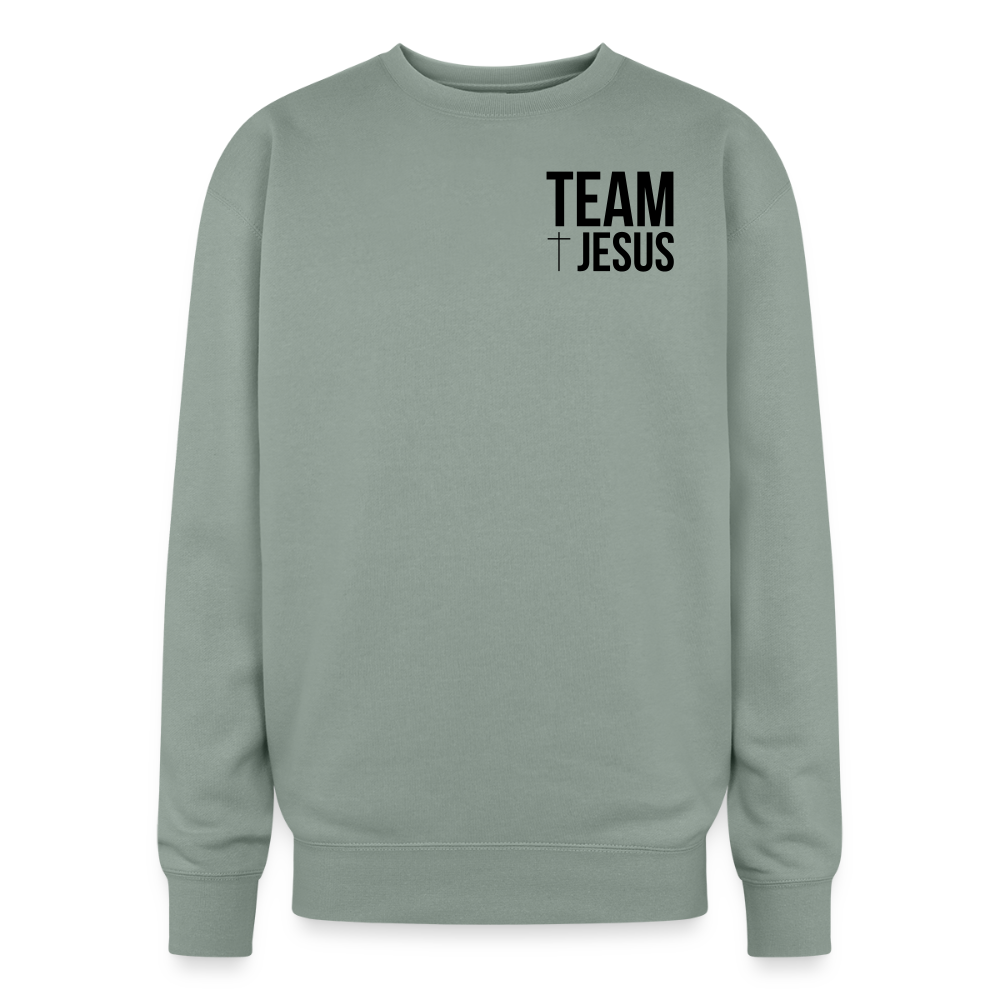 Oversized Crewneck logo - sage