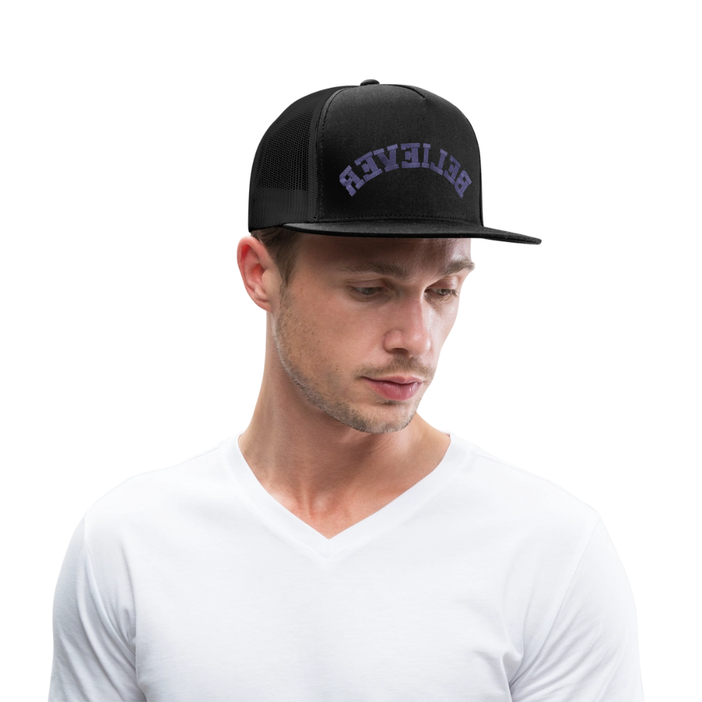 Believer Trucker Hat - black/black