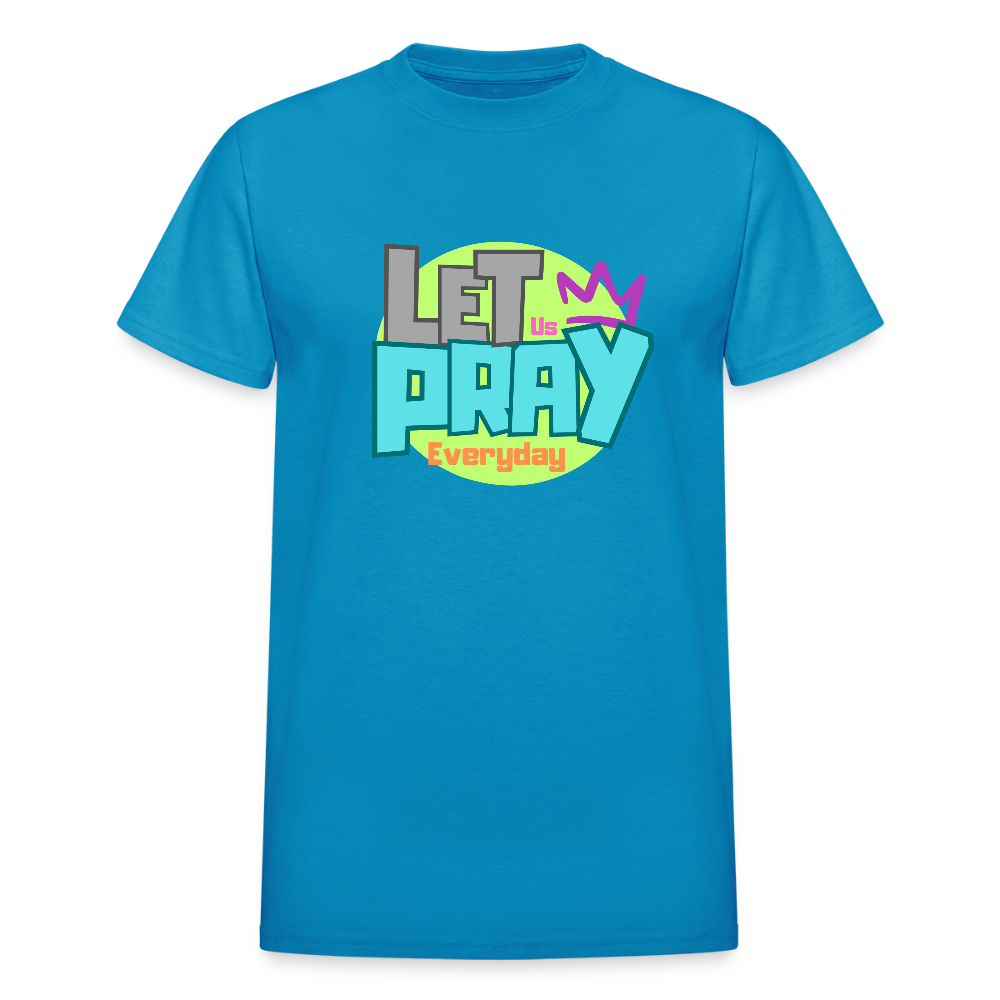 Let us pray - turquoise