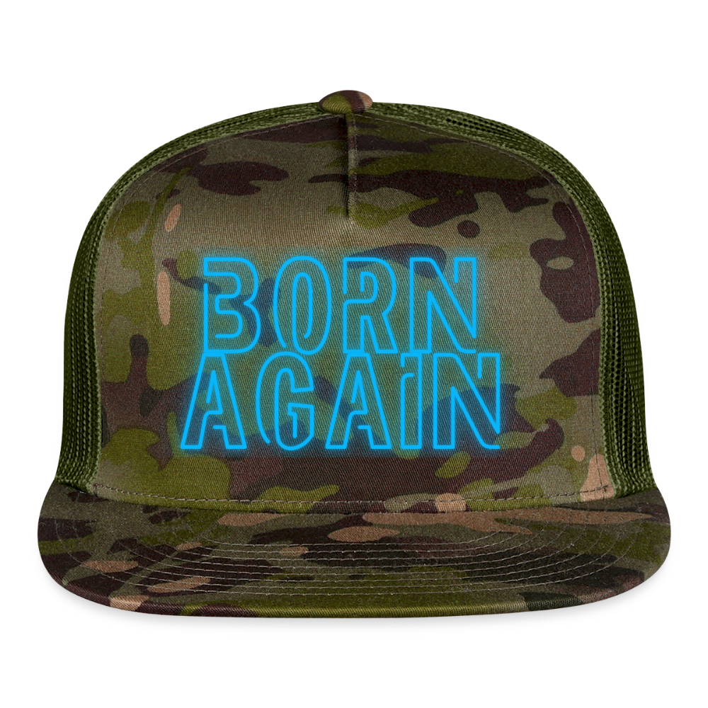 Born Again camo Trucker Hat - MultiCam\green