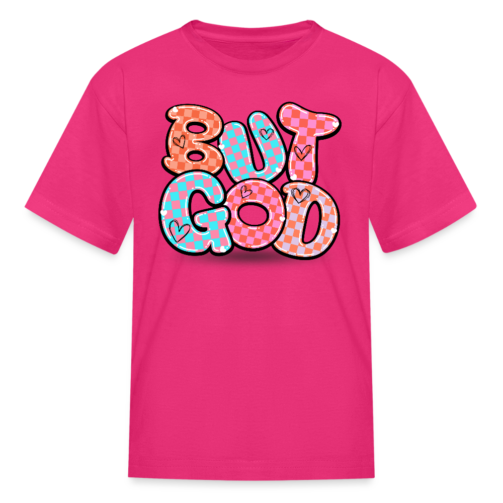 But God Kids' T-Shirt - fuchsia