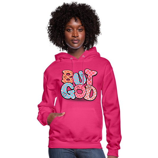 But God Women's Hoodie - fuchsia