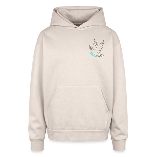 Oversized Hooded Sweatshirt - Sand