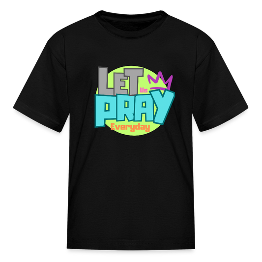 Let us pray Kids' T-Shirt - black