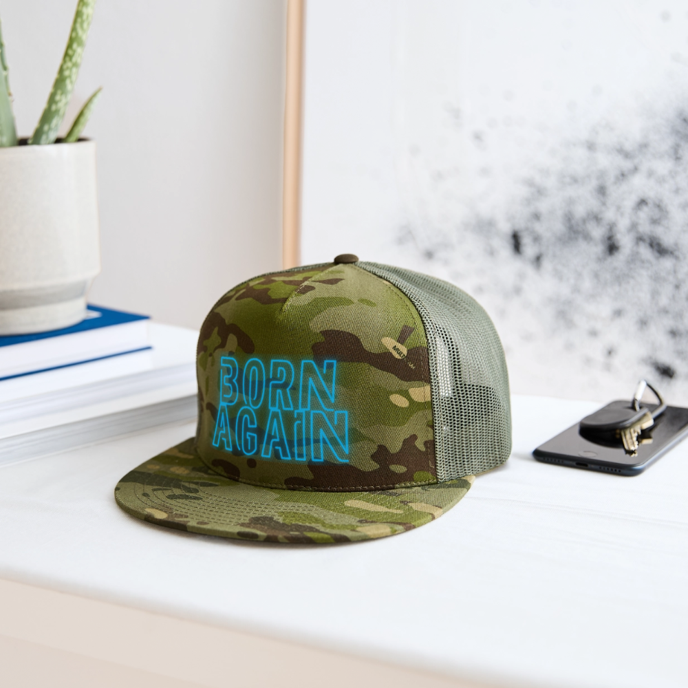 Born Again camo Trucker Hat - MultiCam\green