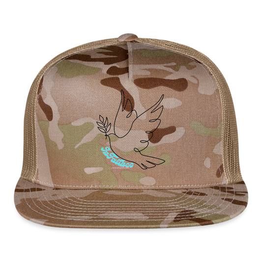 Camo logo Trucker Hat - MultiCam\tan